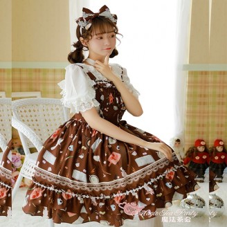 Magic Tea Party Sunny Day & Yummy Food Lolita Dress JSK 1